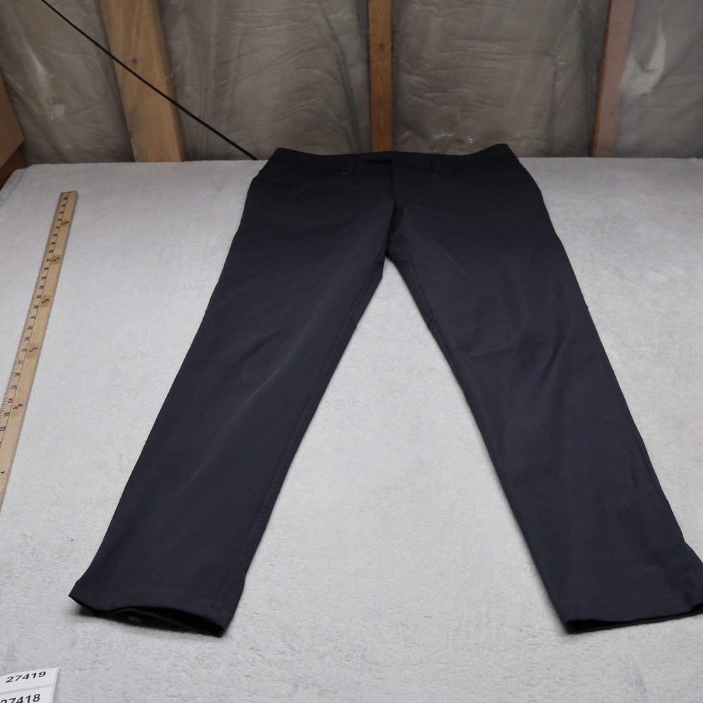 Lululemon ABC Pants Men 32x30‎ Black Slim Fit 5 Stretch Warpstreme Casual Comfy